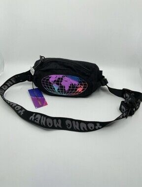 AE x Young Money Graphic Sling Bag Belt Bag Fanny Pack Black Multi NWT
